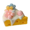 thumbnail image 2 of Ohmyroo Cheese Shaped Scented Candle 2.7 Inch Yellow Aromatherapy Ornament For Bedroom Ambiance, 2 of 7