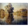 thumbnail image 1 of Ceramic Tile Mural-Claude Monet Country Painting 86. 60" w x 48" h using (20) 12 x 12 ceramic tiles, 1 of 3