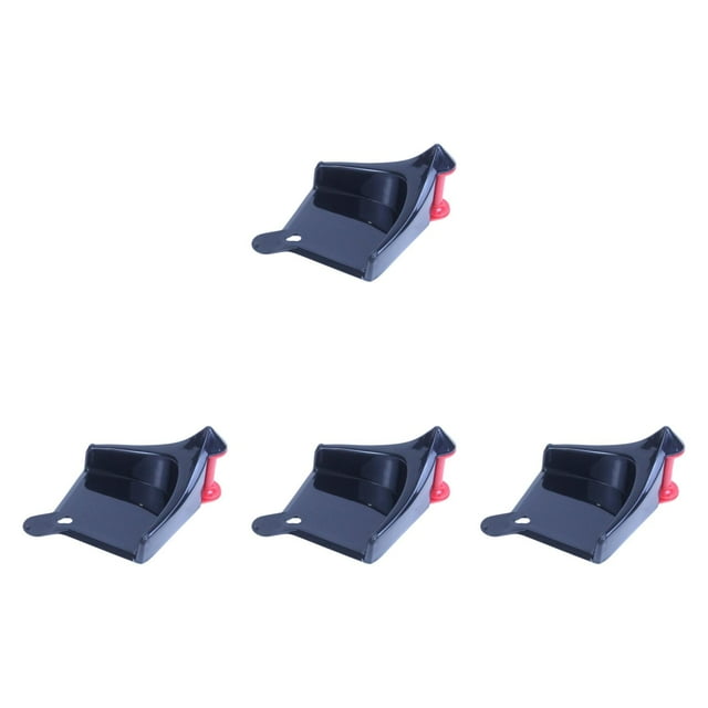 Guía de manguera de automóvil 4x Detalles de lavado de autos de ruedas Rolling Tool Roller de manguera de neumáticos para ATV RV Motorcycle Negro