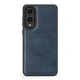 thumbnail image 3 of Designed for Samsung Galaxy S25 Edge Magnetic Phone Case,Compatible with Mag-Safe,Heavy Duty Protection,PU Leather Shockproof Non-Slip Durable Rugged Ultra Slim Thin Fit Phone Case,Darkblue, 3 of 6