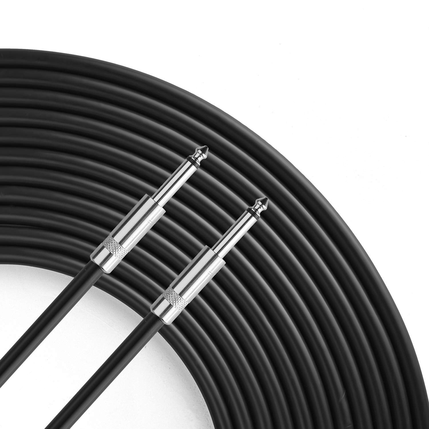 2 25 FT 1/4" to 1/4" Pro Audio PA DJ Sound Amplifier AMP to Speaker Cable Cord