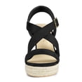 thumbnail image 3 of BLISSFUL STEP Women's Strap Espadrilles Platform Slingback Wedges Sandals, 3 of 7