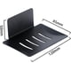 thumbnail image 4 of Soap Dish Holder, stainless steel Tray Self-Adhesive Chrome Finish Shower Sink Bar Soap Sponge Holder, 4 of 5