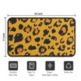 thumbnail image 5 of Yellow and Black Of Leopard Print Door Rugs,Washable Non Slip Door Mats Indoor,Decorative Door Mats,Entry Mat Indoor for Entrance,Bedroom,Kitchen,Bathroom,30"x17", 5 of 6