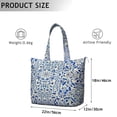 thumbnail image 3 of Country Garden Floral Weekender Artistic Botanical Tote Bag, , Airplane Friendly, Large Capacity, 3 of 5