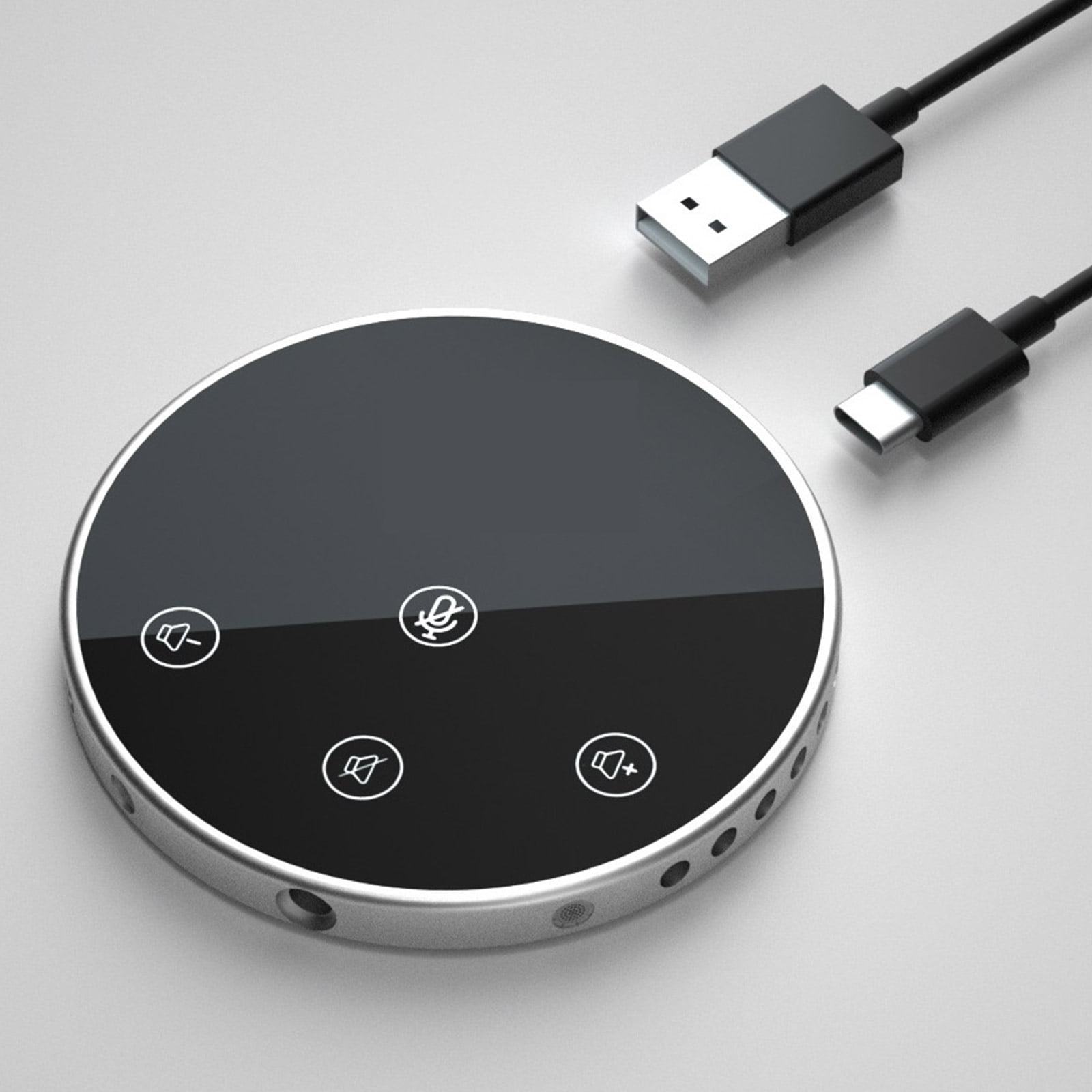 JZROCKER USB Speakerphone with Noise Cancelling Microphone 360° Omnidirectional PC Mic