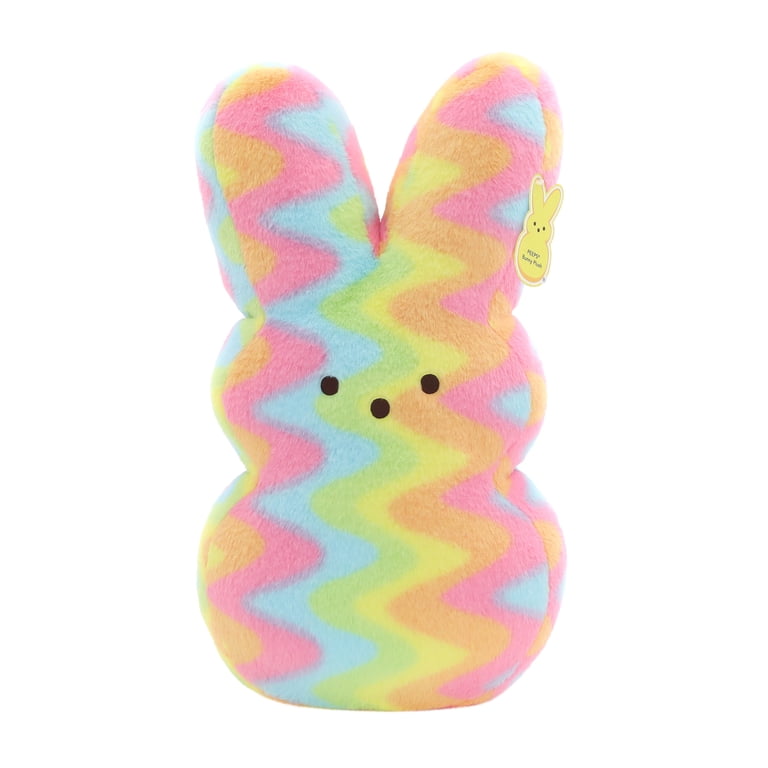 Jumbo 24-Inch PEEPS® Bunny Rainbow Plush Stuffed Toy for Easter