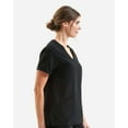 thumbnail image 2 of Onna NN310 Women's Invincible V-Neck Stretch Scrub Top-Black-3XL, 2 of 4