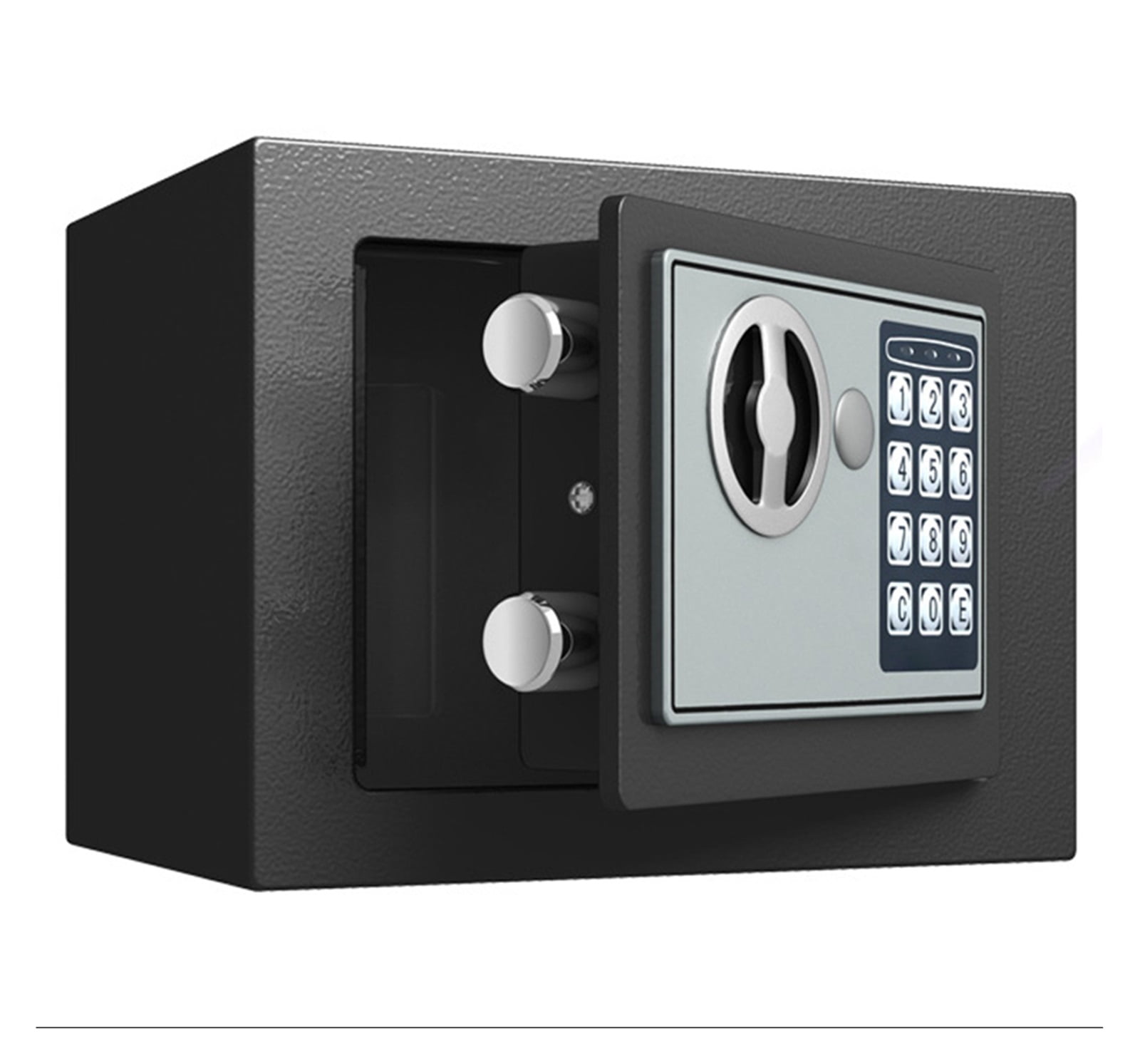 Digital Safe Box With Key Small Household Mini Steel Safes Money Bank Safety Security Box Keep Cash Jewelry Or Document Securely ,Easy Installation