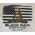 thumbnail image 5 of BLACK RAIN ORDNANCE Tagless American Flag Gadsden Don't Tread on Me Logo Premium Unisex T-Shirt Desert Tan(2X Large), 5 of 6