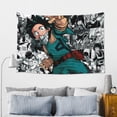 thumbnail image 6 of My Hero Academia Tapestry, Anime Wall Poster Art, Wall Tapestry For Bedroom Living Room Dorm Room, Wall Hanging For Festival Party Events Background Photography Backdrop, 60x40 Inch, 6 of 9