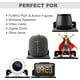 thumbnail image 3 of Estantes flotantes pequeños Estantes para altavoces, paquete de 2 estantes de pared pequeños de 4,25, soporte para altavoz para cámara web con altavoz Bluetooth (negro, pequeño), 3 of 5