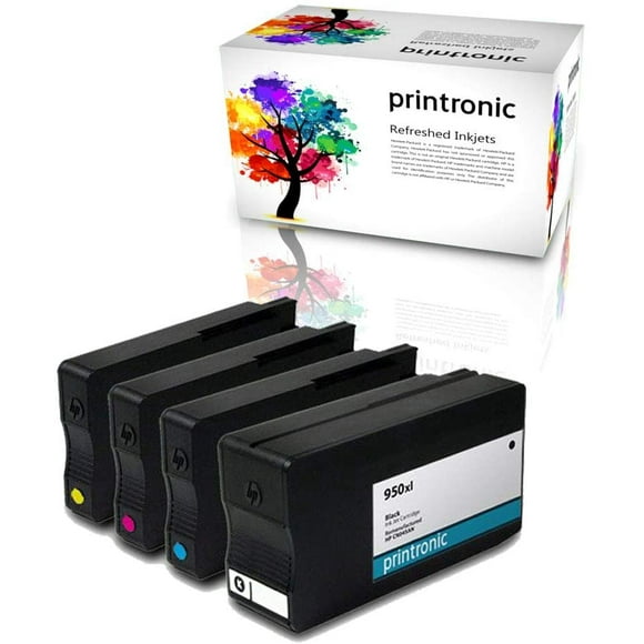 TRAHOO-Remanufactured Ink Cartridge Replacement for HP 950XL 951XL OfficeJet Pro 251dw 276dw 8100 8600 (4 Pack)
