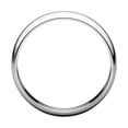 thumbnail image 2 of 14k White Gold 5mm Light Half Round Band Ring - 3.7 Grams - Size 8, 2 of 2