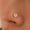 B, variant on QIQUWOHUL Nose Ring Non-Piercing Fake Nose Ring Ring Fake Piercing Adjustable Clip-On Nose Ring For Women
