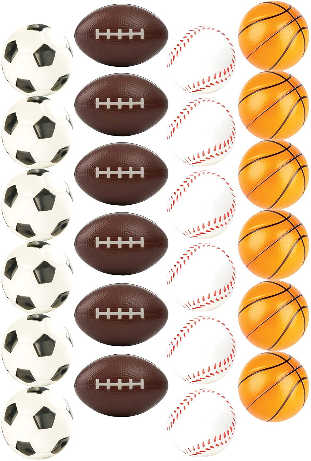 Peeks Box of 12 Soft Footballs Kids Football Party Bag Toy Ball Favour Prizes 