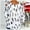 White, variant on wendunide Shirts For Women Women Plus Size Half Sleeve Feather Print V-neck Blouse Pullover Tops Shirt Army Green XXXL