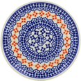 thumbnail image 2 of Polish Pottery Plate 6" (Blue Heart Theme) Hand Painted in Boleslawiec, Poland + Certificate of Authenticity, 2 of 6