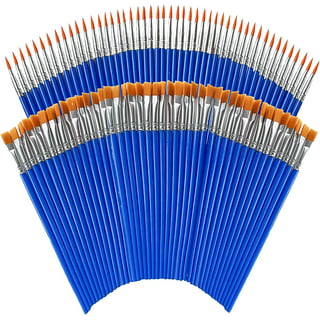  50 Pcs Flat Paint Brushes for Touch Up, Anezus Small