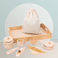 thumbnail image 3 of Accesorios De Cocina Para Niños Pinzas De Madera Alicates Cuchara Para Trabajo De Transferencia Y Desarrollo De Habilidades Motoras Finas sonducket BA001127-00, 3 of 6