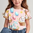 thumbnail image 1 of Amzcrzy Tenue de Pâques pour Garçons et Filles 3-14 Ans T-Shirts Unisexes à Col Rond Imprimé Mode Décontracté Été Manches Courtes Hauts pour Filles Garçons, 1 of 8
