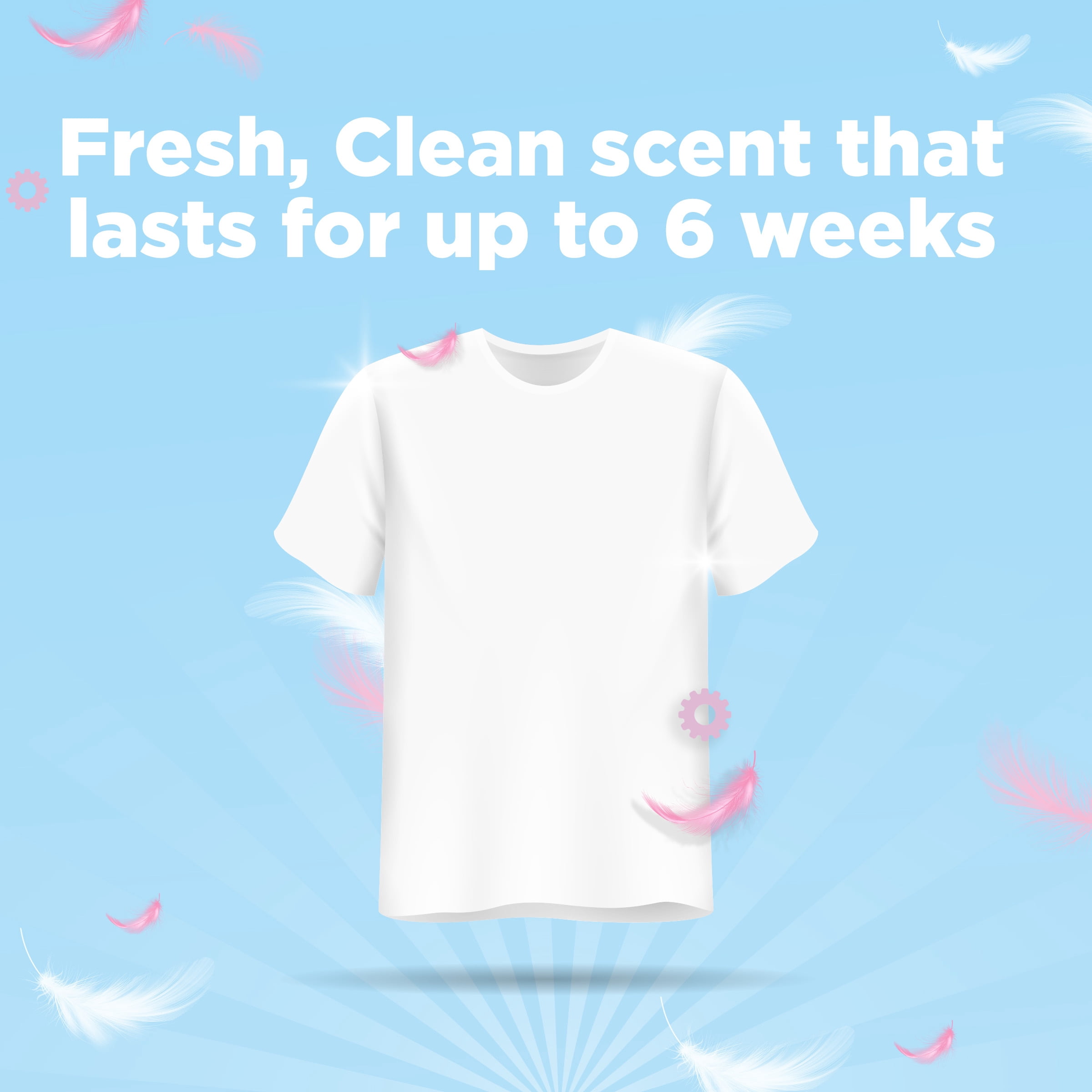 Great Value Gentle Soft Fabric Softener, Spring Showers, 44 fl oz, 60 Loads, Compare to the Softening of Downy®