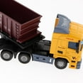thumbnail image 4 of 1:48 Diecast Car Toy Engineering Car Carrier Trucks Transport Trailer Amarillo, 4 of 9