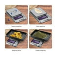 thumbnail image 7 of High Precision Jewelry Scale, 1000g/600g/200gX0.01g Digital LCD Count Electronic Scale, Stainless Pocket Kitchen Scales USB Char ,Multi-Functional Use, 7 of 7