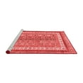 thumbnail image 2 of Ahgly Company Machine Washable Indoor Rectangle Abstract Red Modern Area Rugs, 8' x 10', 2 of 4