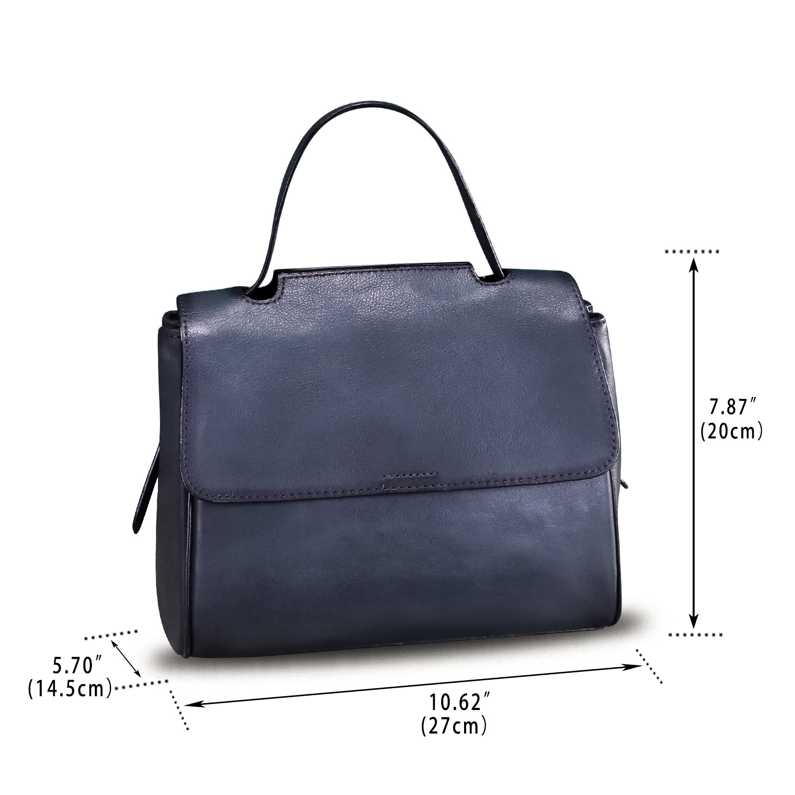 Genuine Leather Purses and Handbags Women Vintage Crossbody Shoulder Bag Satchel