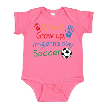 

Inktastic Future Soccer Player Childs Gift Baby Boy or Baby Girl Bodysuit