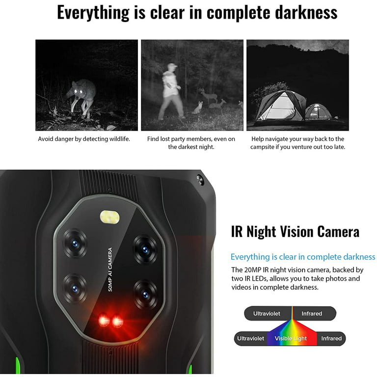 Blackview BV8800 - Vision Nocturne - Smartphone Etanche & Antichoc