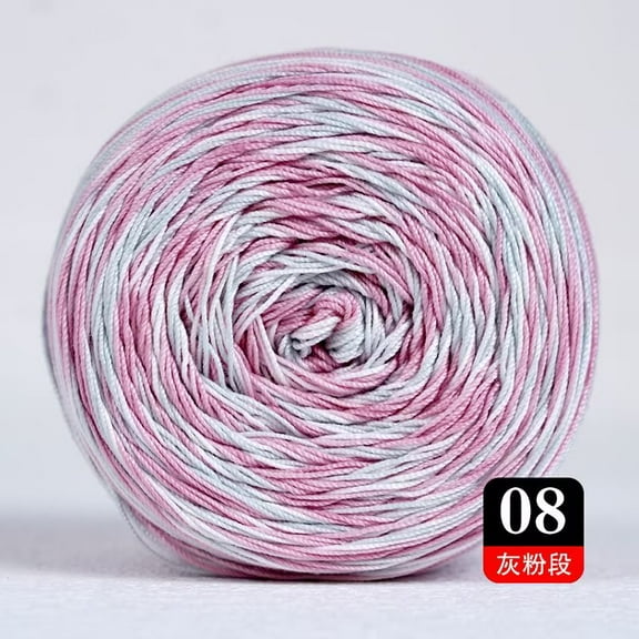 XmhyTop-A 50g Multicolor Crochet Thread Premium Cotton Thread for Detailed Handwork, Versatile Threadart Crochet Supplies,M08