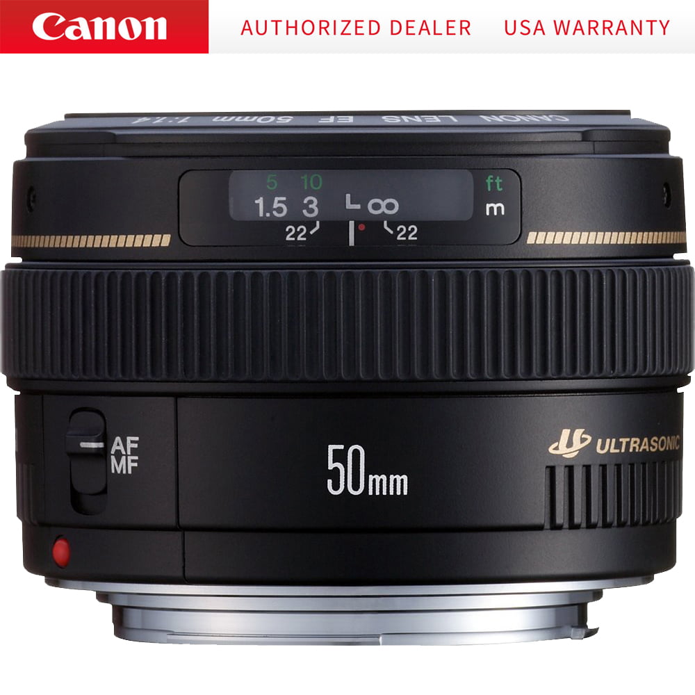 Canon EF 50mm f/1.4 USM Standard & Medium Telephoto Prime Lens for Canon  SLR Cameras