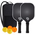 thumbnail image 2 of Pickleball Paddles USAPA Approved Set Rackets Honeycomb Core 4 Balls Portable Racquet Cover Carrying Bag Gift Kit Indoor Outdoor R, 2 of 6