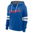 thumbnail image 2 of Women's Fanatics Blue New York Rangers Seize Fleece Pullover Hoodie, 2 of 3