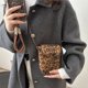 thumbnail image 2 of Bolso Hombro Versátil Retro para Mujeres Casual Leopardo Faux Falso Gamuza, 2 of 9