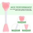 thumbnail image 3 of 2 pcs Silicone Facial Mask Applicator Brushes,Double-headed Multifunctional Facial Mask Beauty Tool, 3 of 5