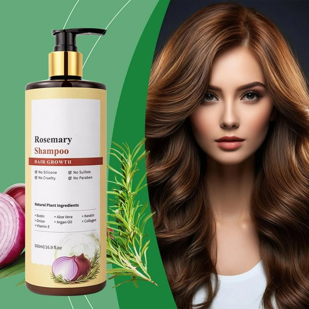 Champú para Todo Tipo de Cabello. Champú para Cabello Más Grueso y Largo. Champú de 500 Ml. Sin Parabenos Ni Siliconas.
