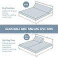 thumbnail image 5 of Amolife Upholstered Split King Size Ergonomic Adjustable Bed Frame with Motor 1.0, Independent Head & Foot Incline, Wireless Remote Control, Base Only, 5 of 10