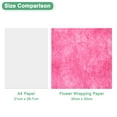 thumbnail image 6 of 38-Sheet Korean Cotton Wrapping Flower Paper, 11.8" Floral Paper [Hot Pink], 6 of 6