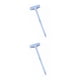 thumbnail image 4 of Toystoory Limpiador de ventana Cepillo Raspador de polvo Removedor sanitario Escobilla de goma Azul Azul 2Conjunto, 4 of 6