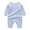 Blue, variant on LUOGENLI Autumn 4th of July Outfits for Boy Size 6/7 Toddler Boys Thermal Underwear Solid Rompers Jumpsuits Outfits for Boys 10-12 Baptism Outfits for Boys 3T 3-6 Months