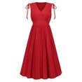 thumbnail image 6 of Fesfesfes Evening Gowns for Women Formal Dress Casual V Neck Sleeveless Dress Night Gown Party Dress, 6 of 6
