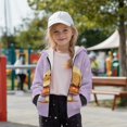 thumbnail image 2 of Pzuqiu Capybara Hoodie Sweatshirt Size L for Girls Warm Fleece Full Zip Hooded Kids Sweatshirt Fashion Hoodies with Pocket Sweatshirts Long Sleeve for Kids Toddlers, 2 of 7
