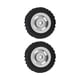 thumbnail image 2 of Estrela 2 unids/set 50mm Llanta De Goma Neumático con 4 Agujeros para AXIAL SCX24 1/24 RC Coche de Actualización PartsSilver, 2 of 8