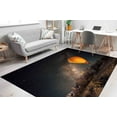 thumbnail image 2 of Cool Rugs, Door Mat Rugs, Nursery Rugs, Milky Way Rugs, Cappadocia Hot Air Balloon Rug, Cappadocia Rug, View Rug, Outdoor Rug, Soft Rugs, 1.7'x2.3' - 50x70 cm, 2 of 8