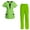 Apple green, variant on Women’s Scrubs Set - Scrub Top & Pants