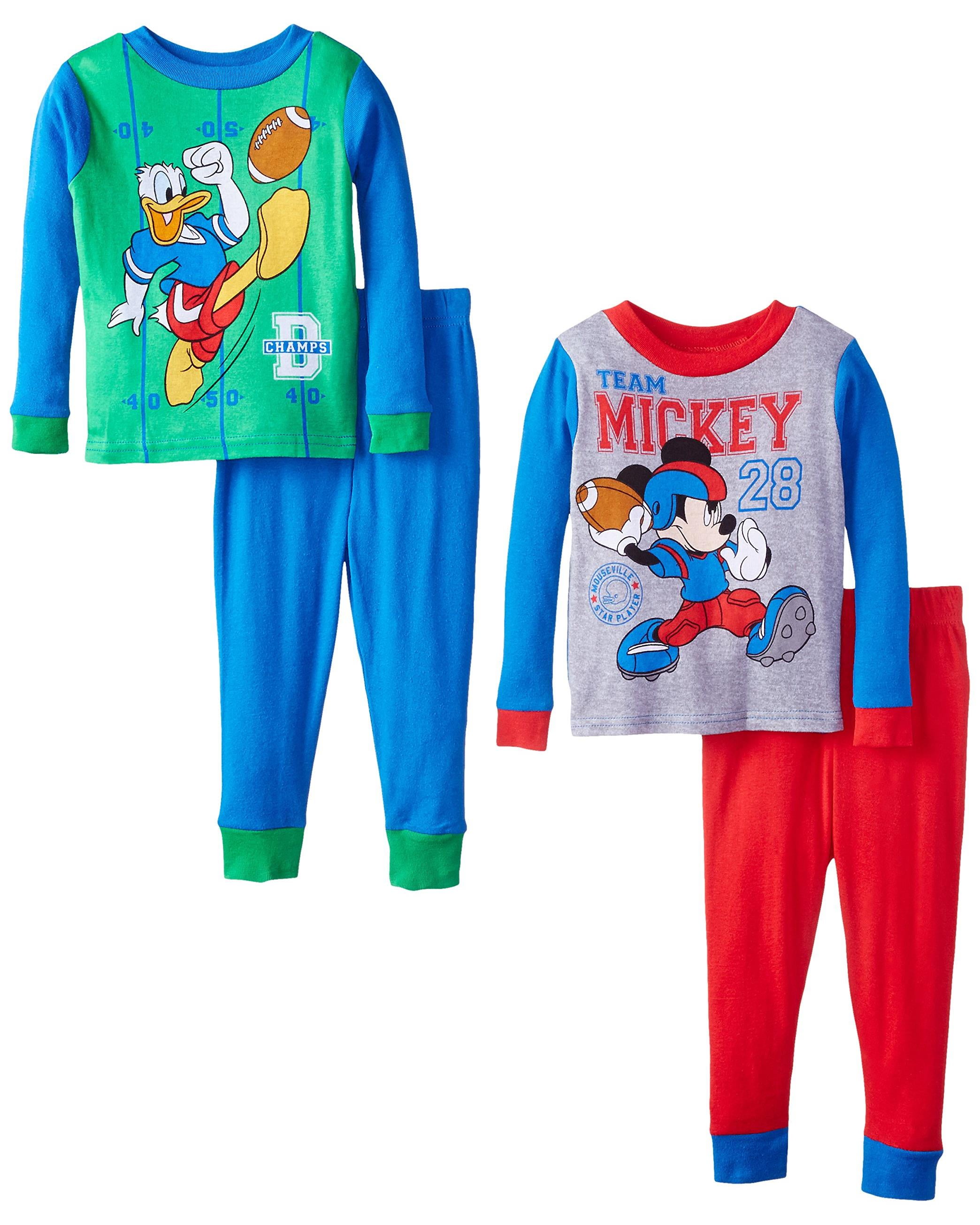 Disney Mickey Mouse and Pluto City Flannel Pajama Pants Set