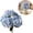 Blue, variant on Real Touch White Faux Hydrangea And Eucalyptus Arrangement,Faux Floral Arrangements,Hyper Realistic Artificial Flowers,White Centerpieces For Kitchen Dining Coffee Table Decor,5 Heads + White